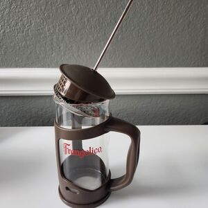 Brown French Press Coffee Maker